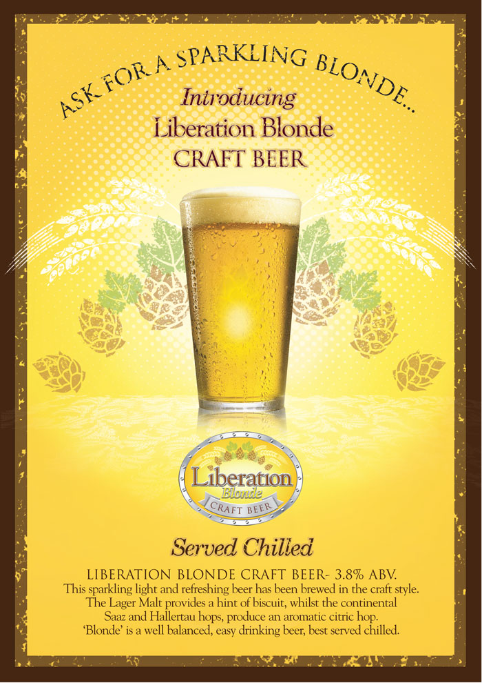 Liberation Blonde Craft Beer
